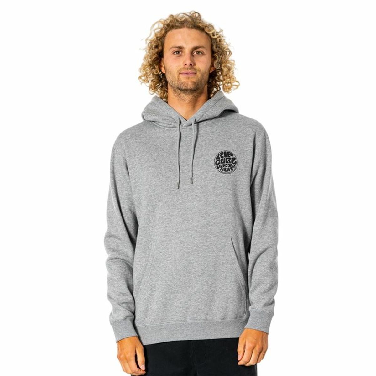 Sudadera con Capucha Hombre Rip Curl Wetsuit Icon Gris Multicolor
