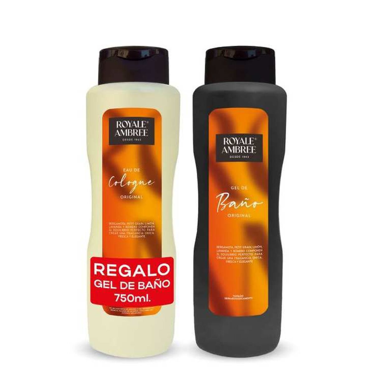 Set de Perfume Unisex Royale Ambree Original 2 Piezas