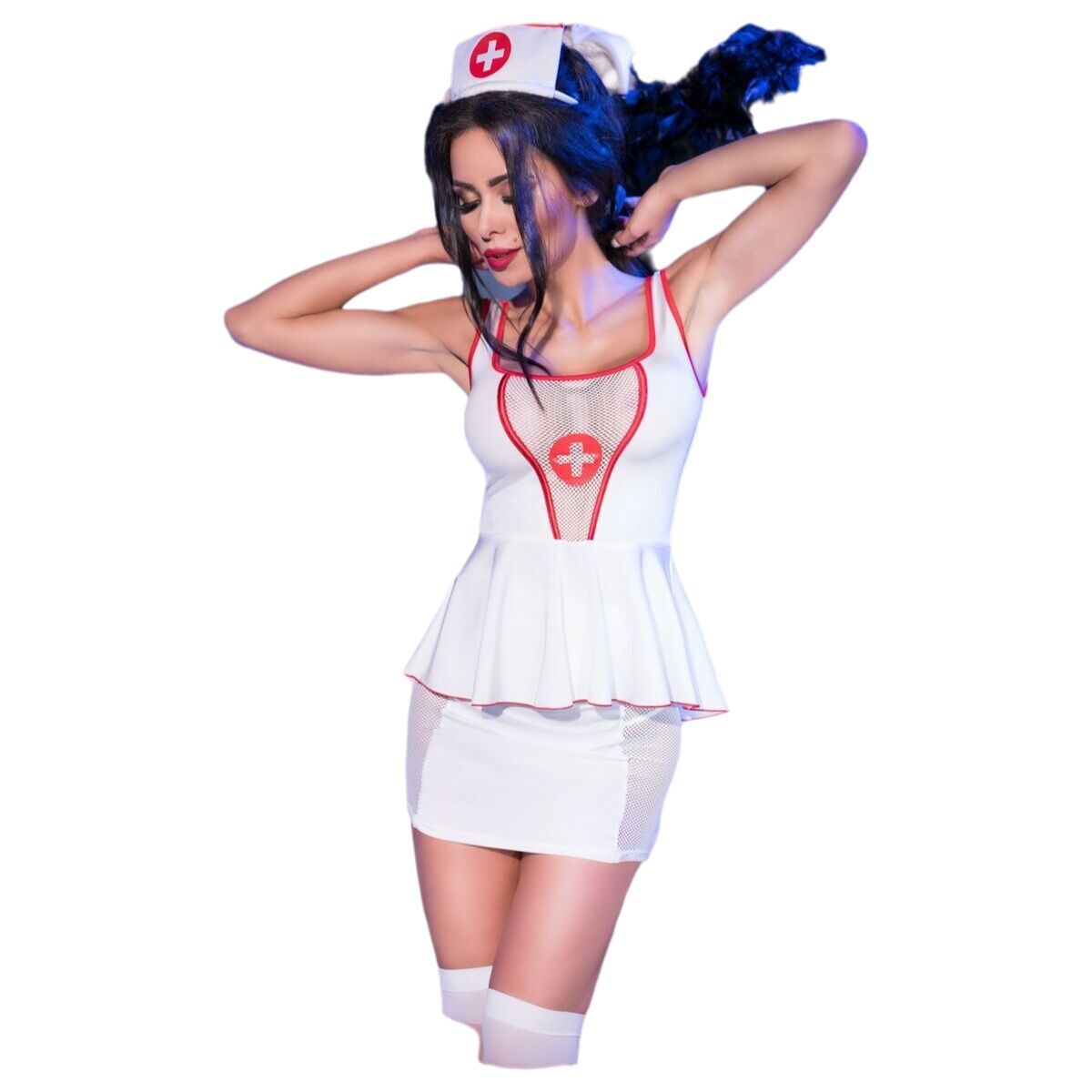 Disfraz Erótico Chilirose Blanco Enfermera Sexy
