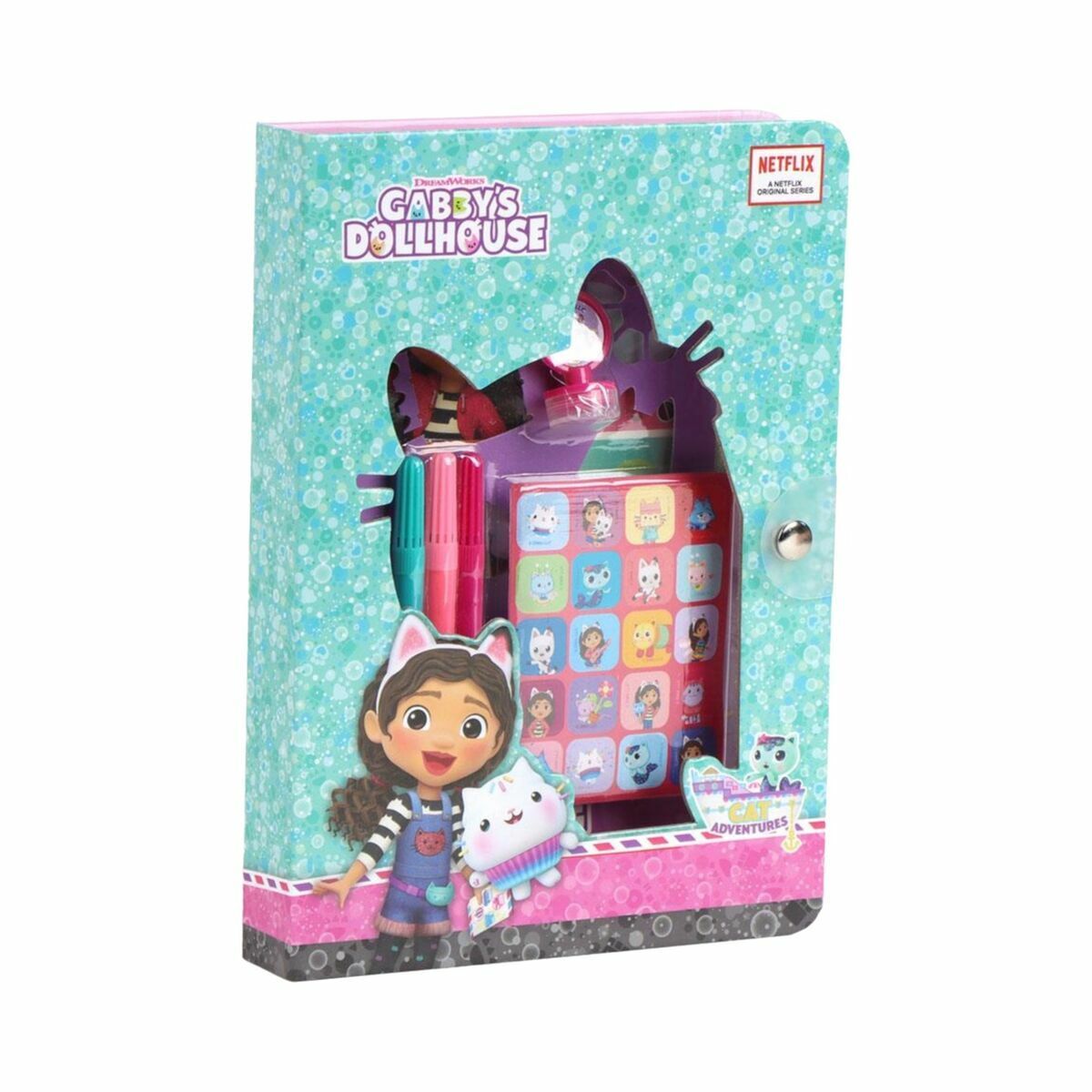 Set de Papelería Gabby's Dollhouse Multicolor 8 Piezas