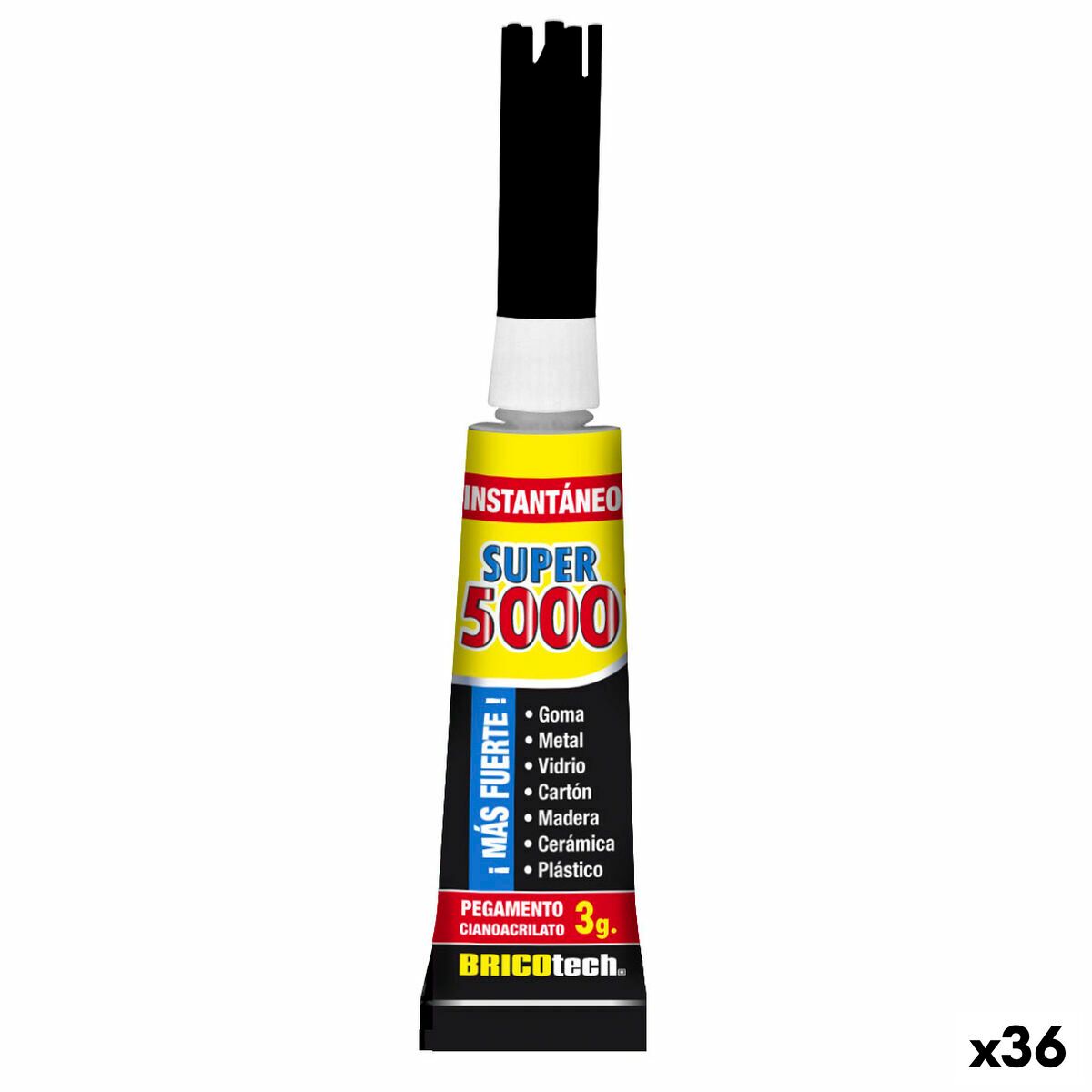 Pegamento Super 5000 3 g (36 Unidades)