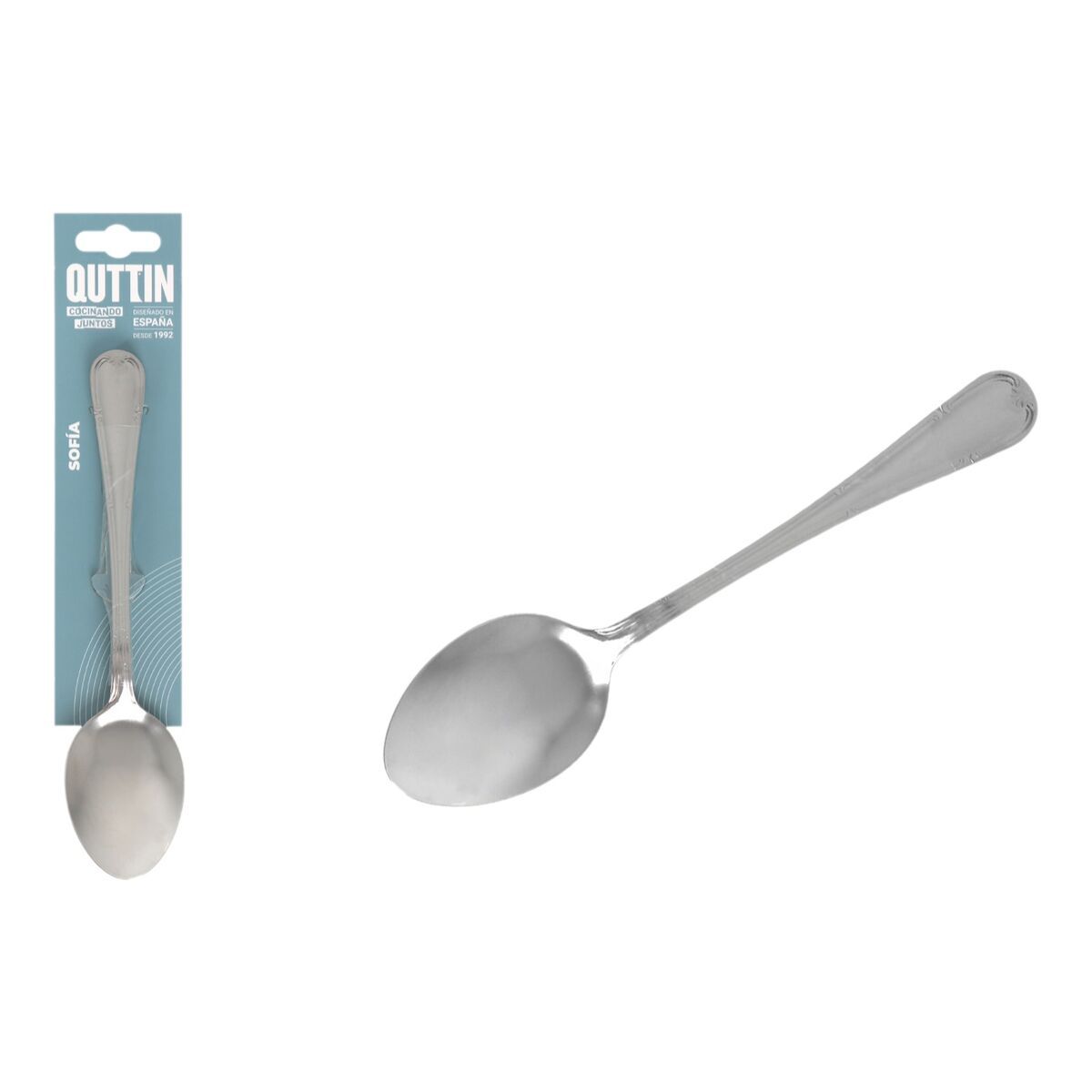 Cuchara de mesa Quttin Sofia 19,8 x 4,6 cm 3 Piezas (12 Unidades)