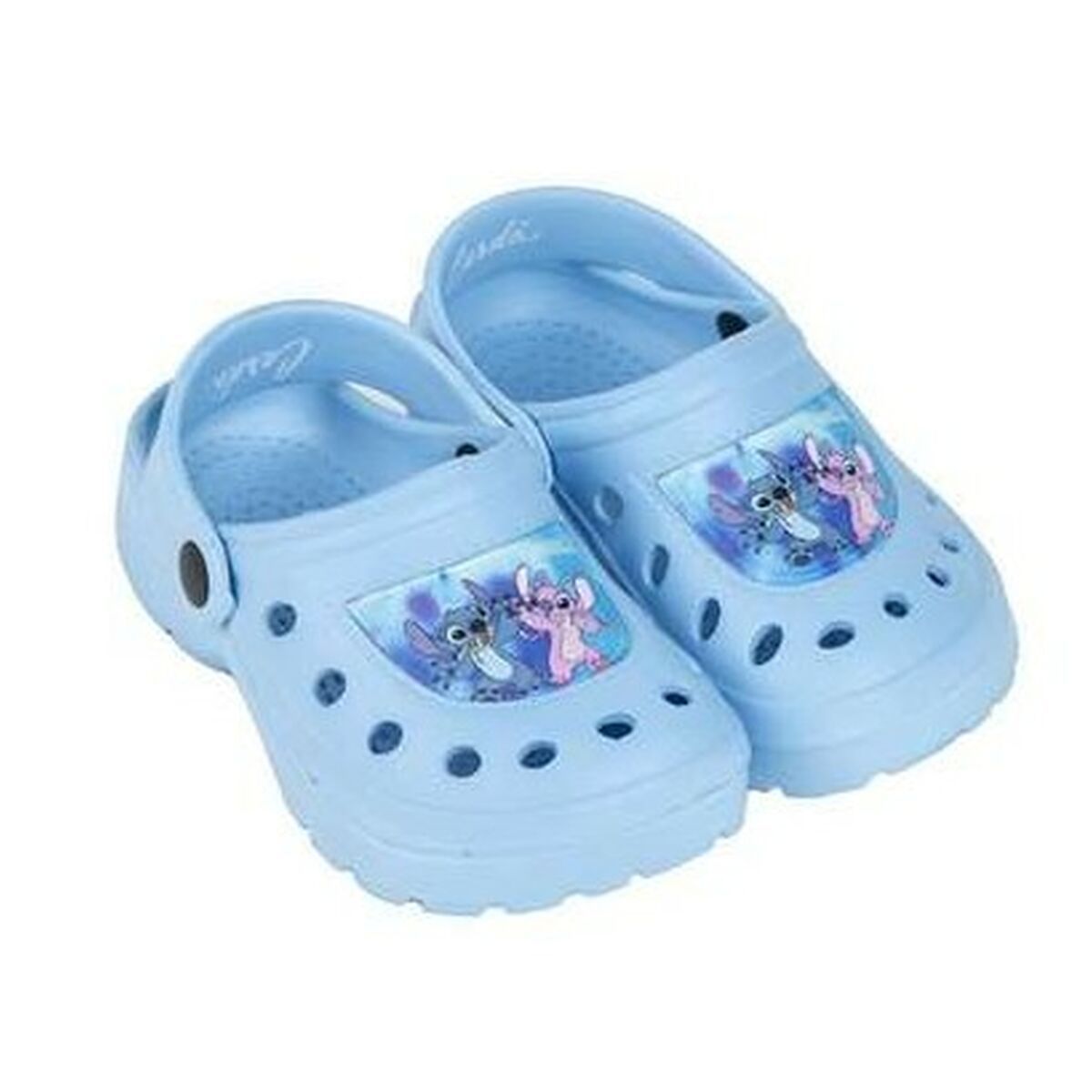 Zuecos de Playa Stitch Azul claro 30-31