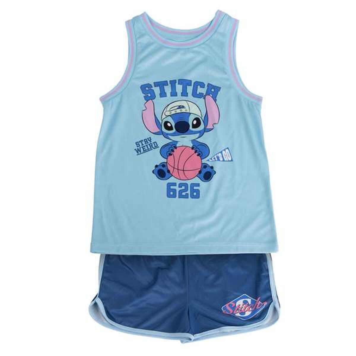 Conjunto de Ropa Stitch Azul