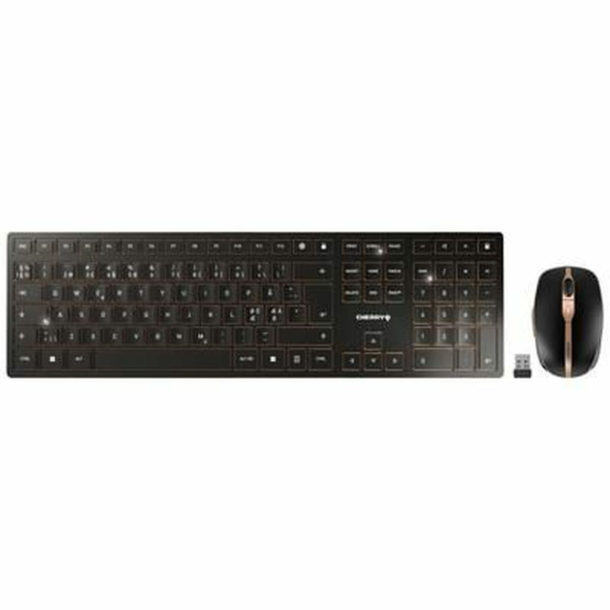 Teclado y Ratón Cherry JD-9100PN-2 Negro Qwerty Español