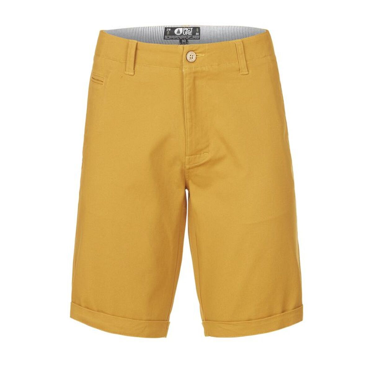 Pantalón Corto Deportivo Picture Wise Dorado Hombre