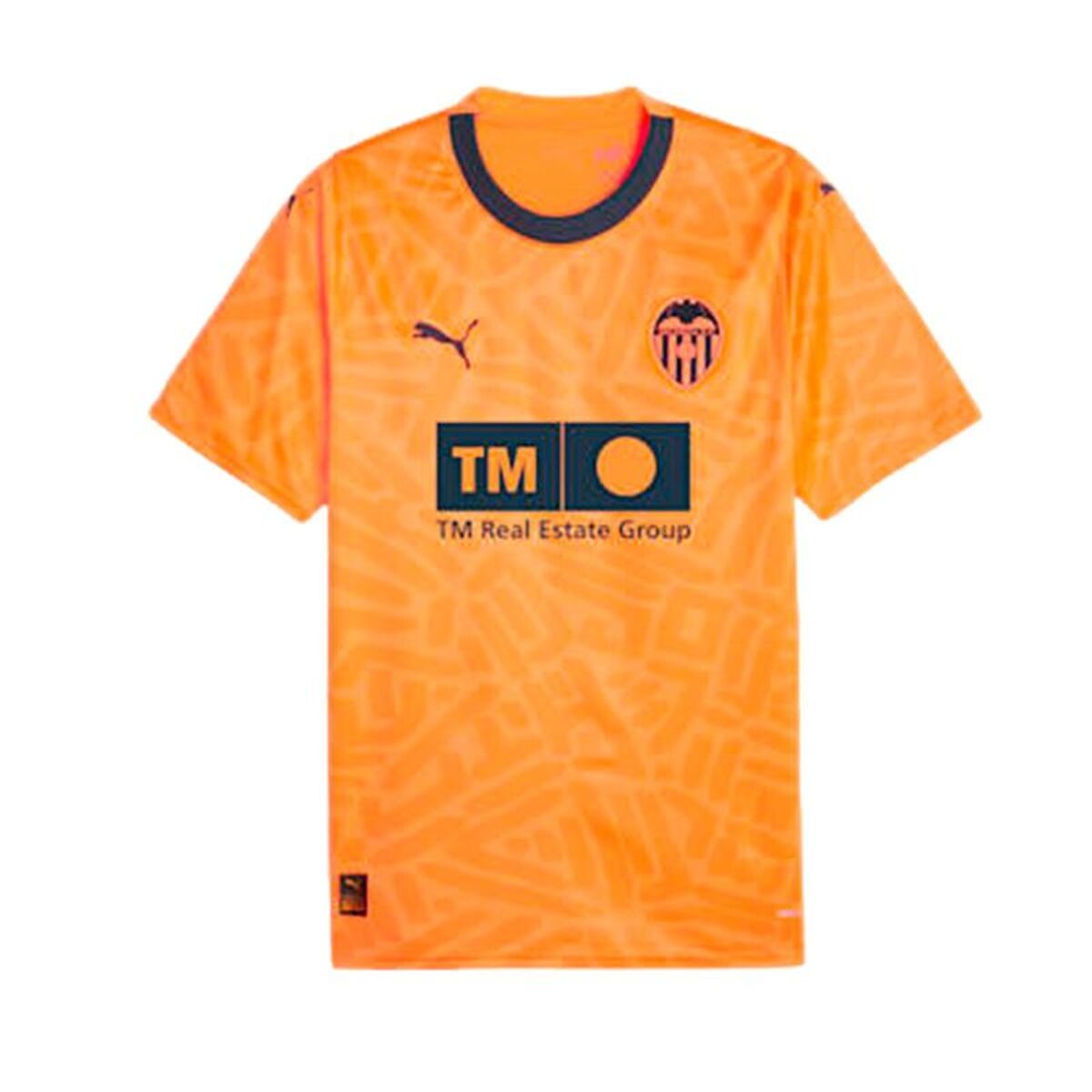 Camiseta de Fútbol de Manga Corta Hombre Puma Valencia C.F 3 Naranja