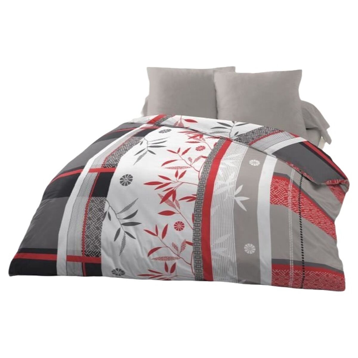 Juego de funda nórdica HOME LINGE PASSION SHIZUOKA Azul Cama de 200 3 Piezas