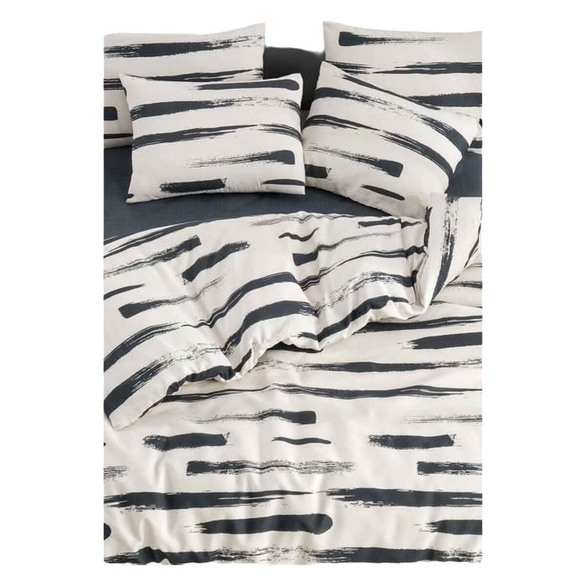 Juego de funda nórdica Blanco Cama de 200 3 Piezas