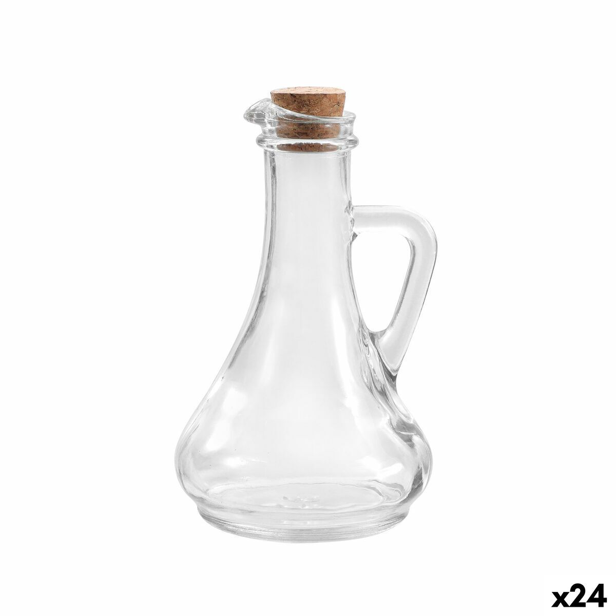 Aceitera La Mediterránea Vidrio 9,3 x 9,3 x 16,5 cm (24 Unidades)