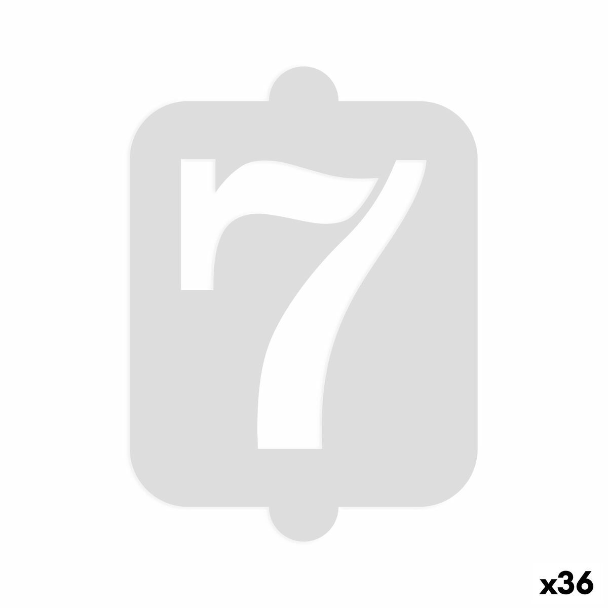 Plantilla para tartas Algon Número 7 36 Unidades