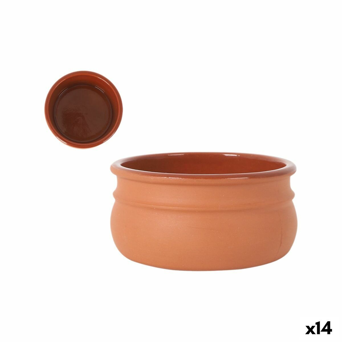 Cazuela Azofra ø 10 x 5 cm (14 Unidades)