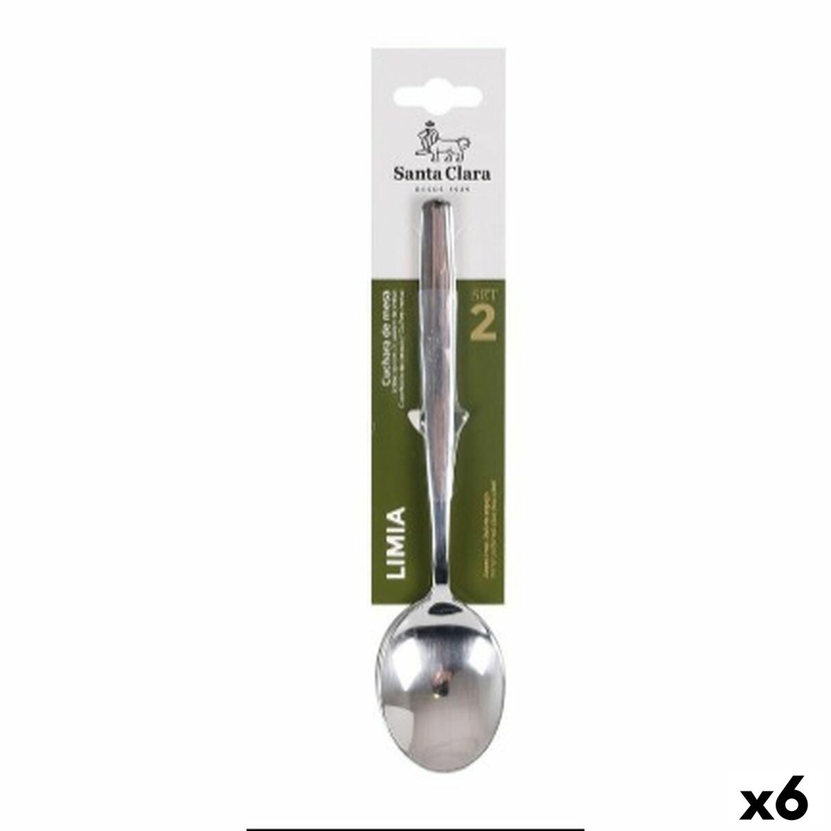 Cuchara de Postre Quttin Limia 2 Piezas (6 Unidades)