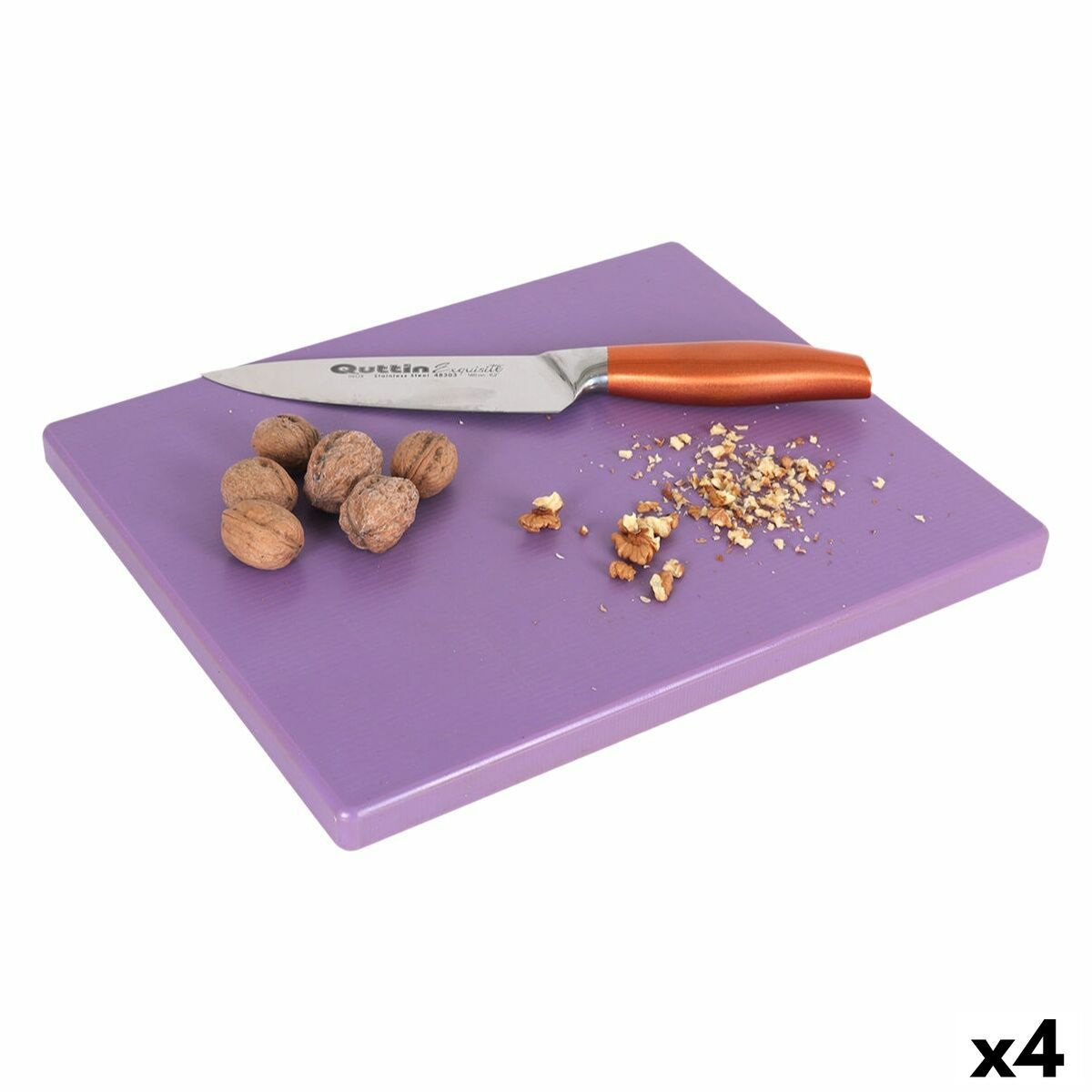 Tabla de cortar Violeta 40 x 30 x 2 cm (4 Unidades)