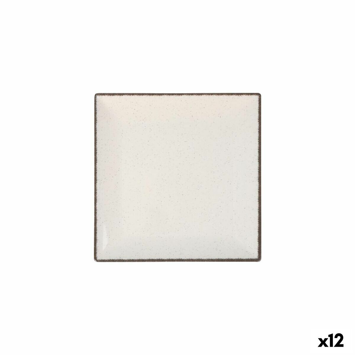 Plato de Postre La Mediterránea Anllo 18 x 18 x 2 cm (12 Unidades)