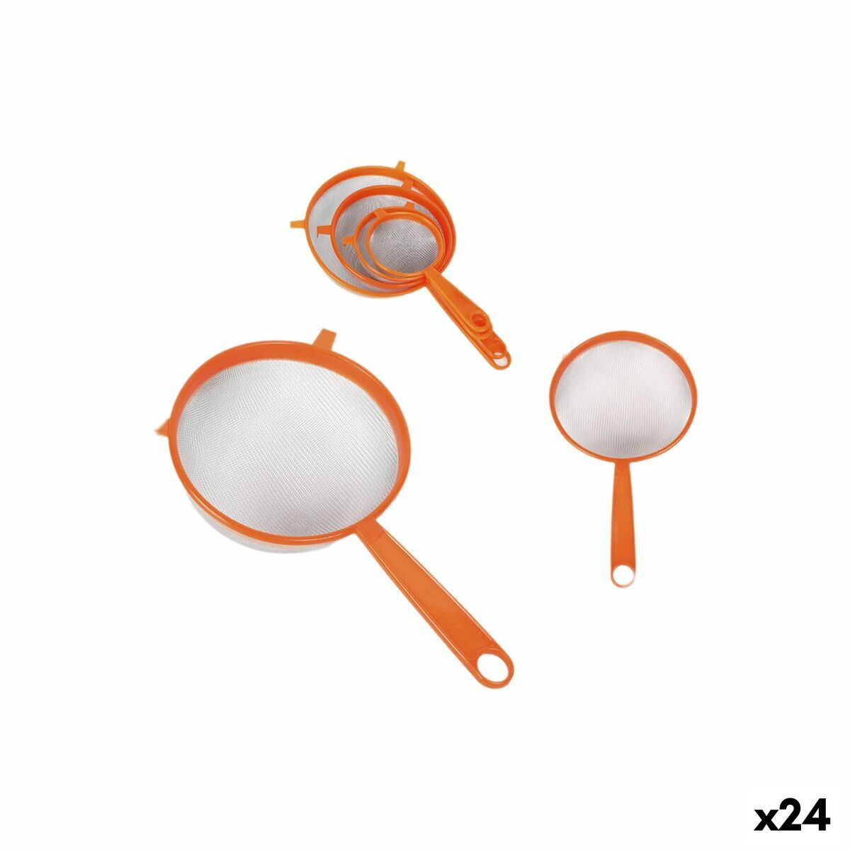 Colador Quttin Aluminio Plástico 16 cm (24 Unidades)