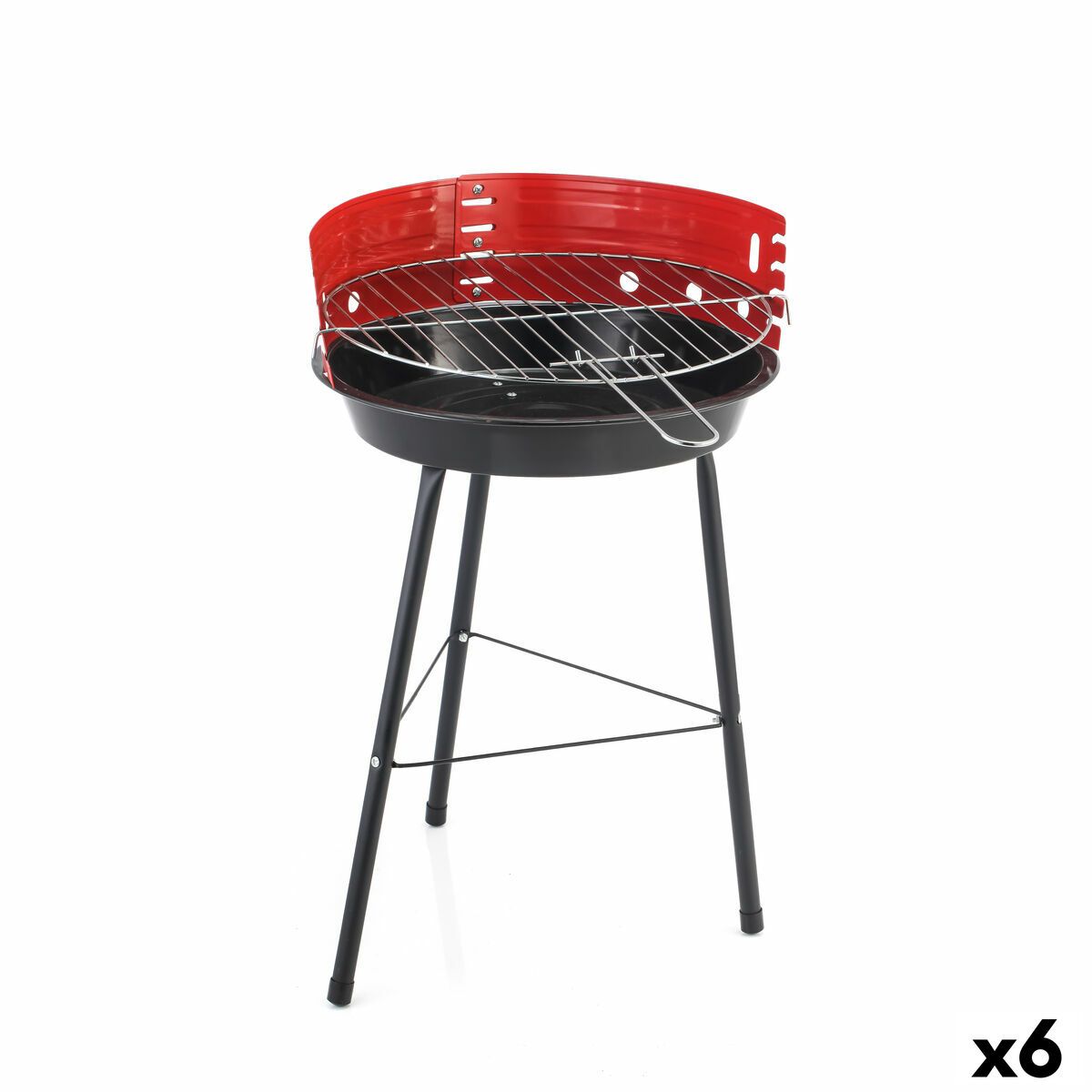 Barbacoa de Carbón con Patas Algon 32 x 33 x 55 cm (6 Unidades)
