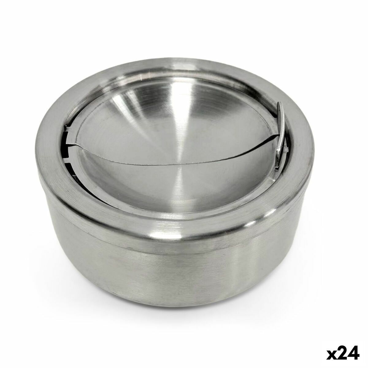 Cenicero Confortime Acero 12 x 5 cm (24 Unidades)