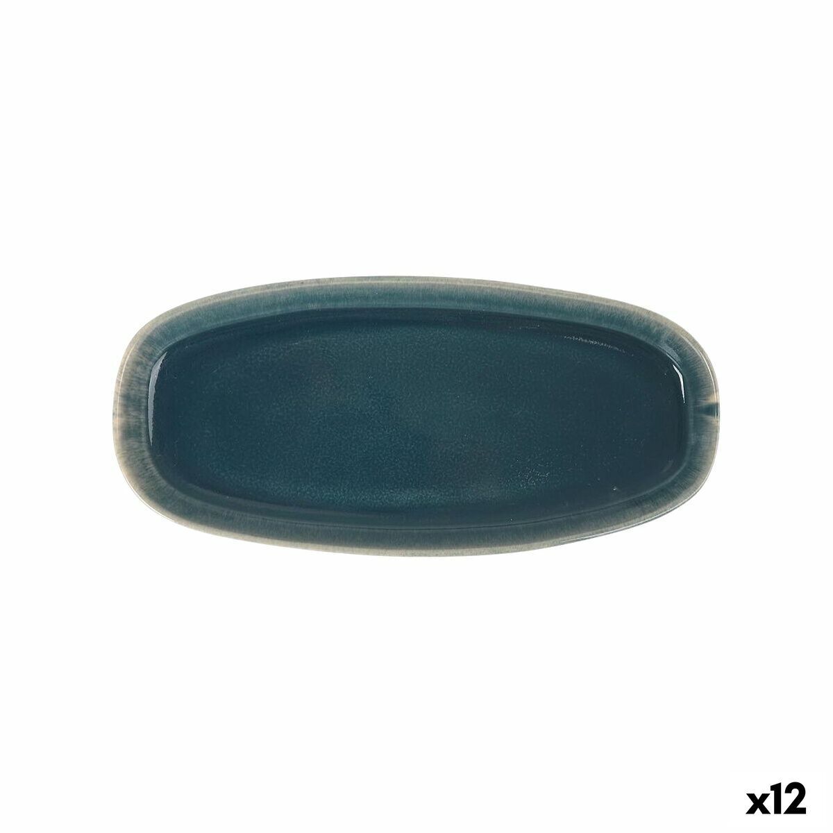 Fuente de Cocina La Mediterránea Ocean blue 25,5 x 11,7 x 2,3 cm (12 Unidades)