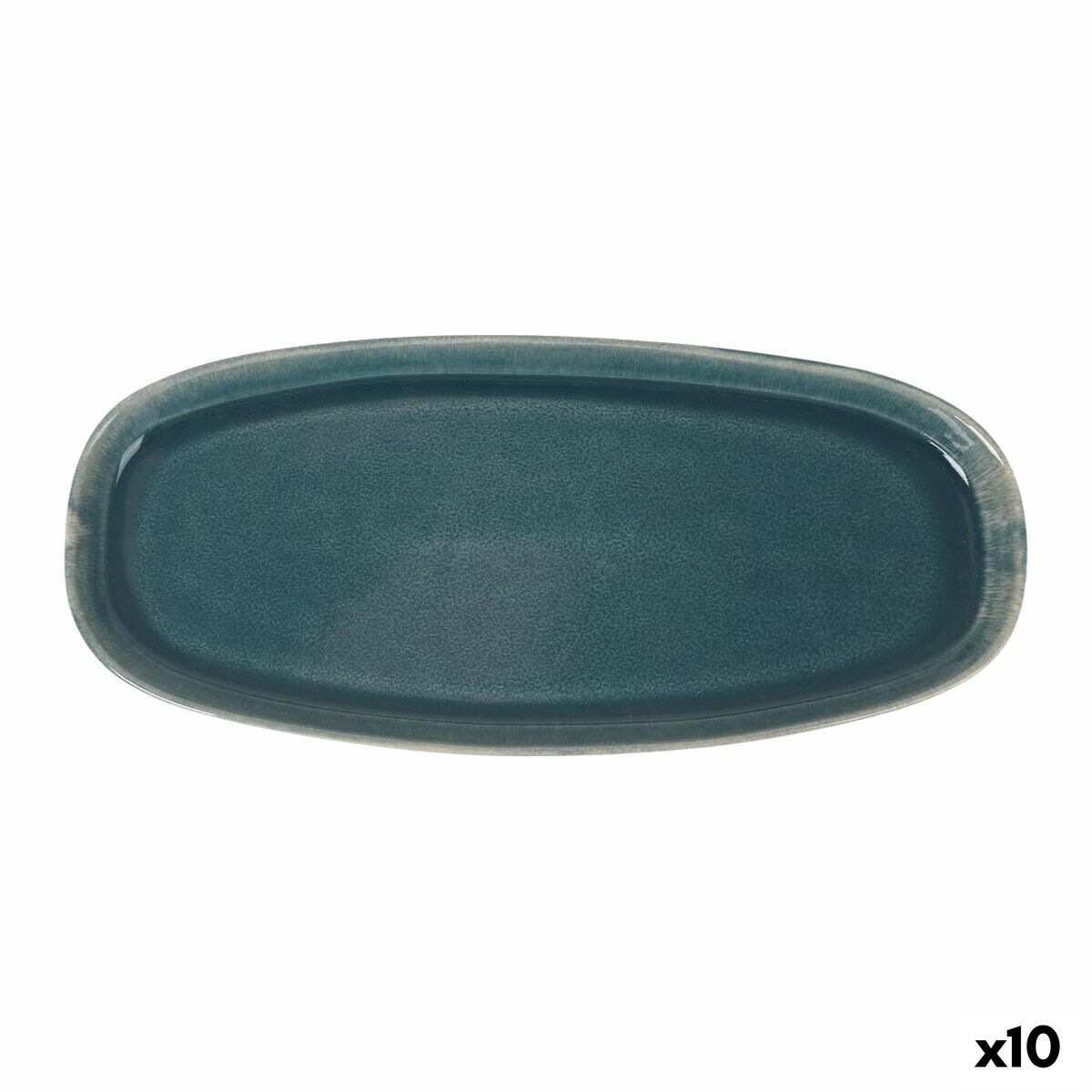 Fuente de Cocina La Mediterránea Ocean blue 33,4 x 14,8 x 2,5 cm (10 Unidades)