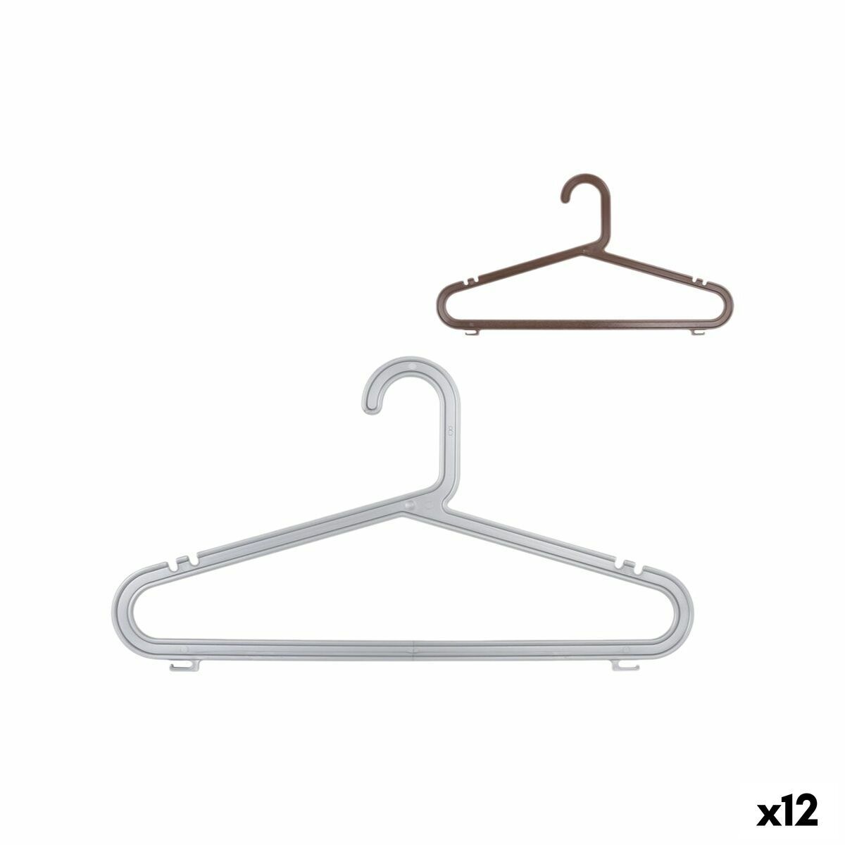 Perchas Dem Meng Plástico 8 Piezas (12 Unidades)