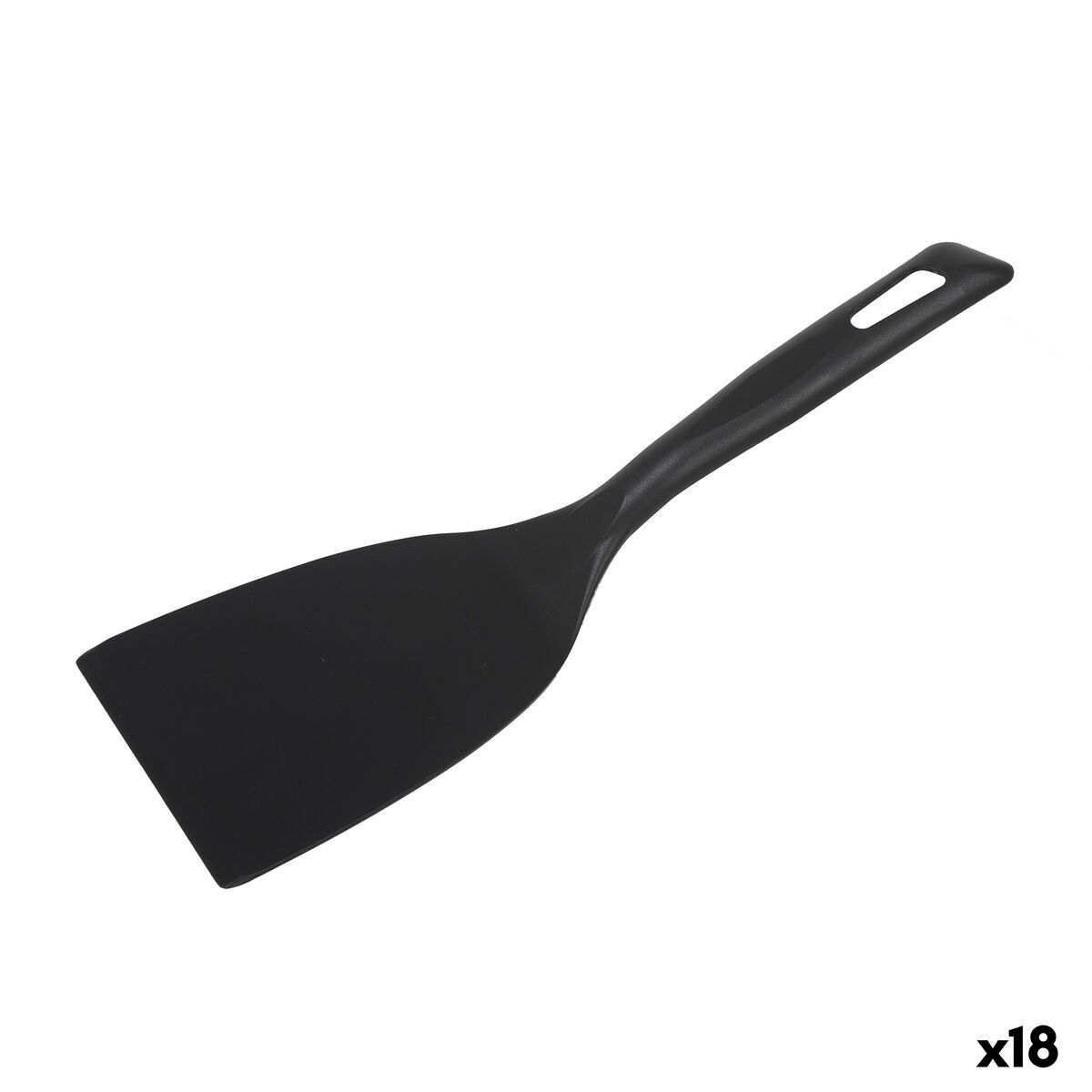 Espátula de Cocina Quttin Negro Nailon 32 x 9,6 x 8,4 cm (18 Unidades)
