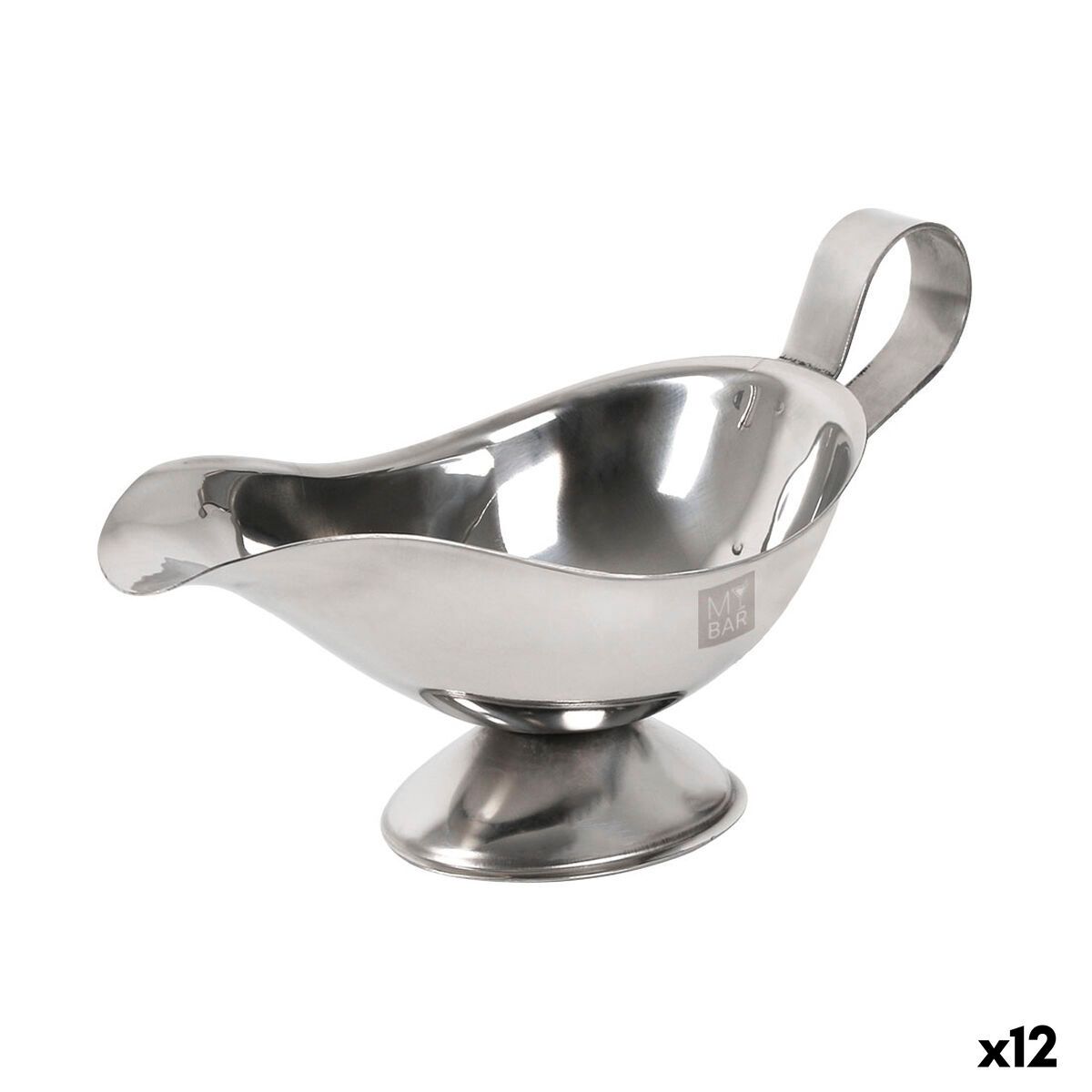 Salsera My Bar Acero 150 ml Plateado (12 Unidades)