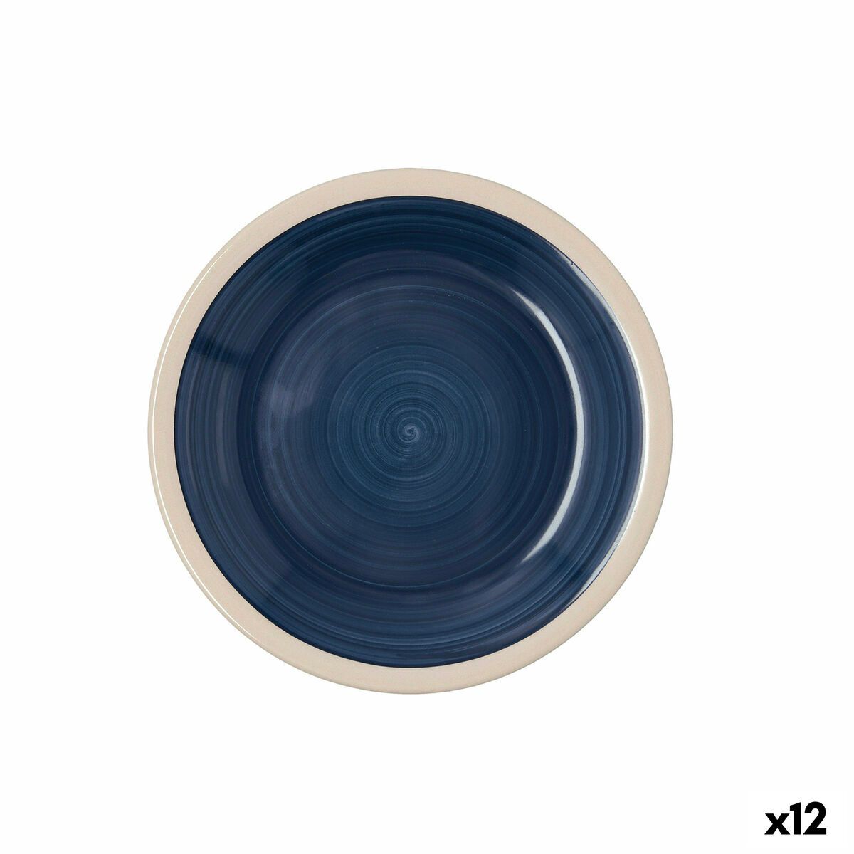 Plato de Postre Quid Baltic Beige Cerámica Ø 19 cm (12 Unidades)