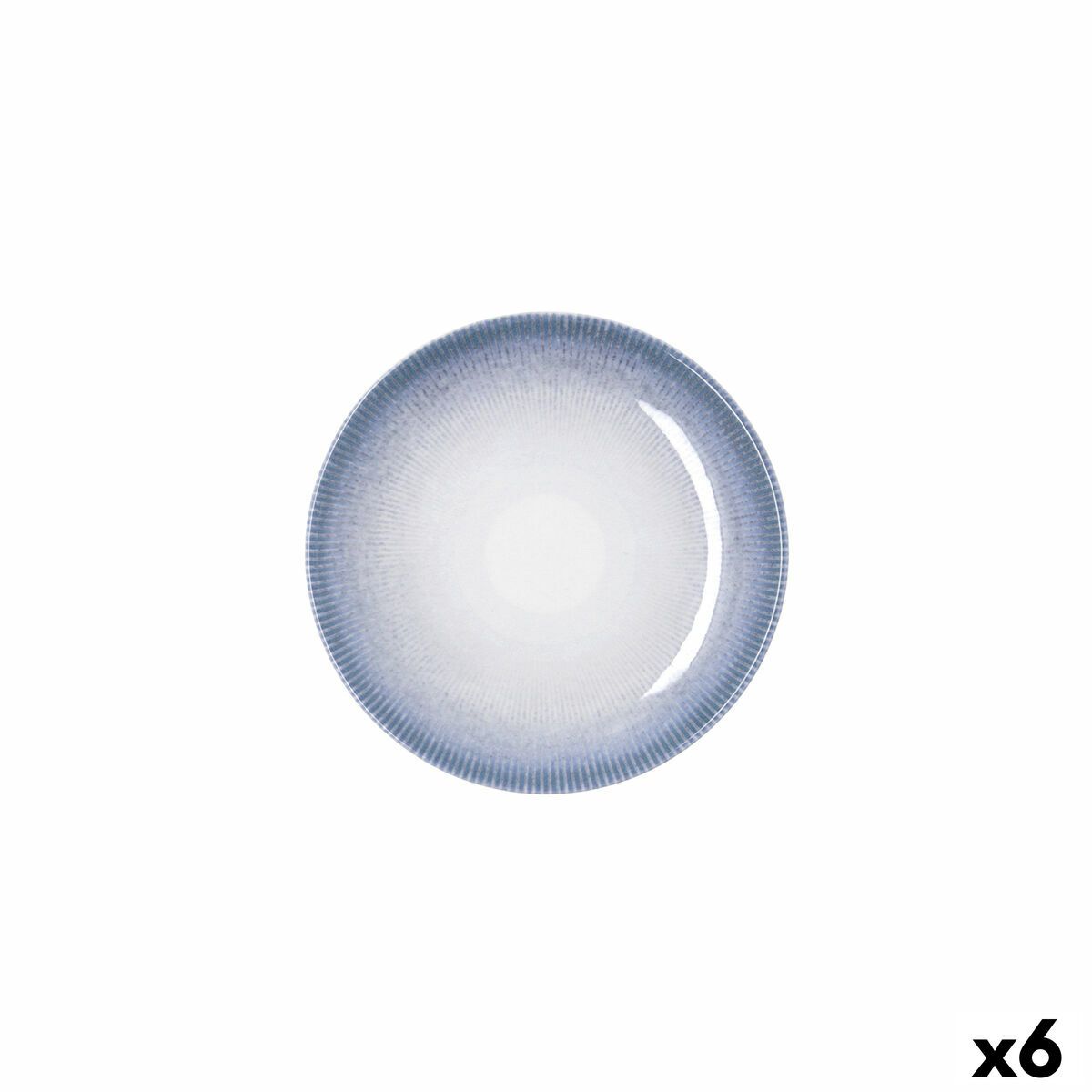 Plato Bidasoa Lea Hydrozero Blanco Cerámica Ø 15 cm Pan (6 Unidades)
