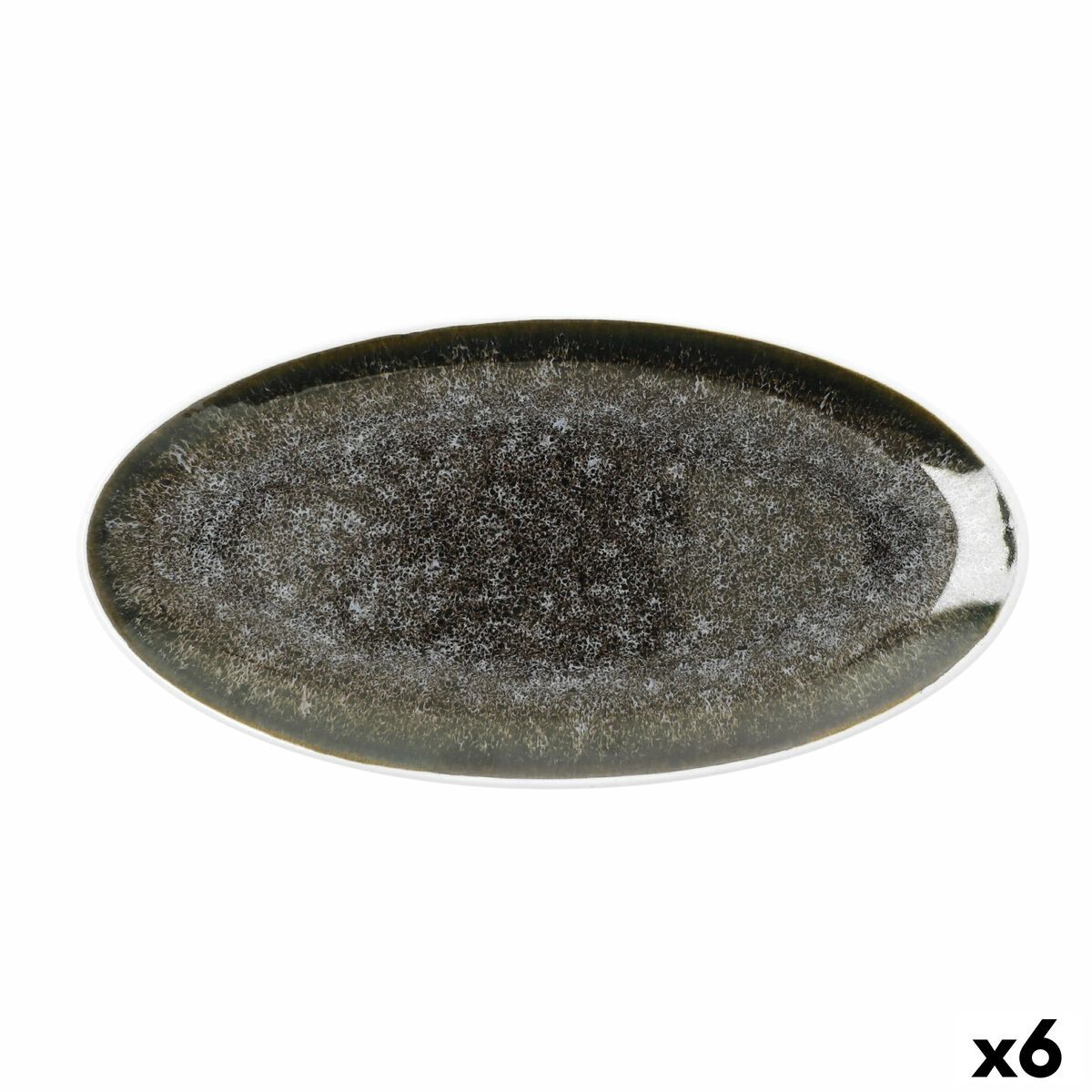 Bandeja de Aperitivos Bidasoa Elite Marrón 25 X 12,5 CM (6 Unidades)