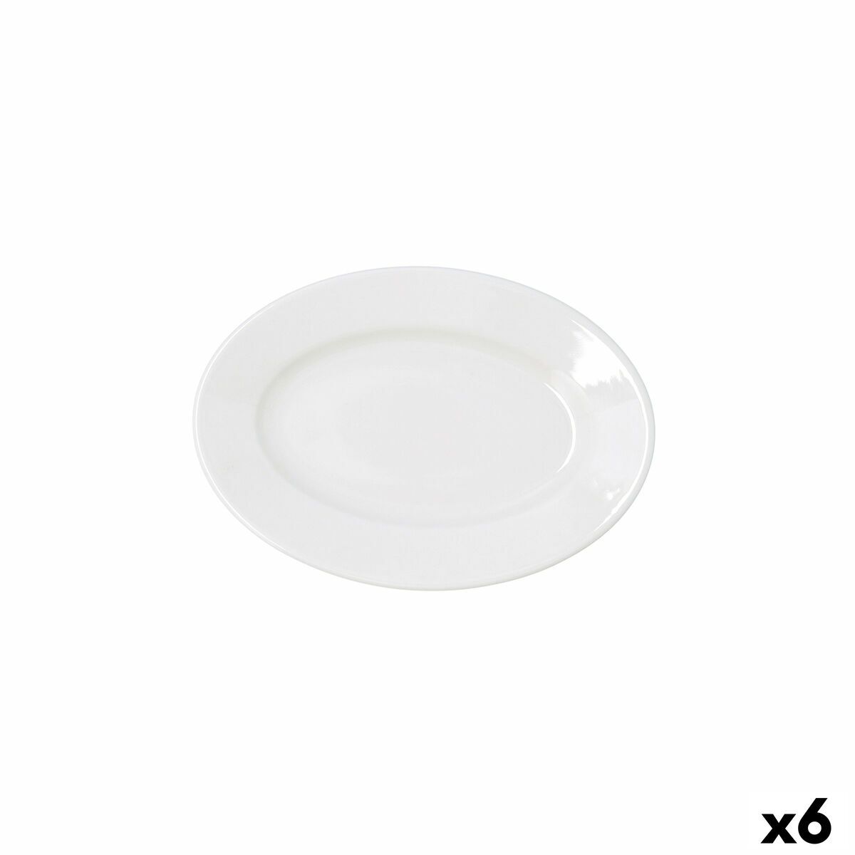 Bandeja de Aperitivos Bidasoa Serenity Hydrozero Blanco Ø 20 cm (6 Unidades)