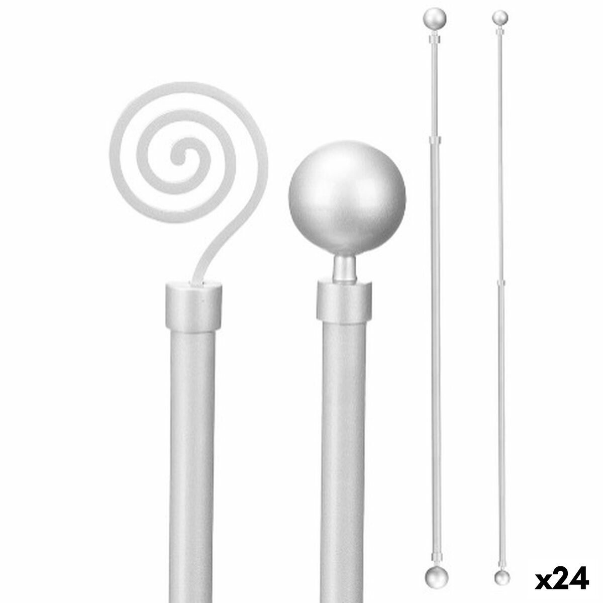 Barra para Cortinas Gift Decor Extensible 160-320 cm (24 Unidades)