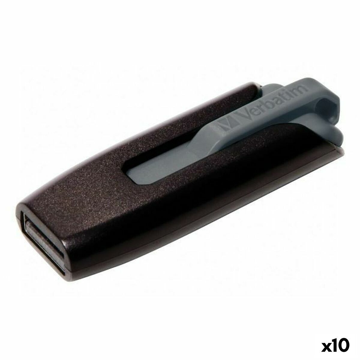 Memoria USB Verbatim V3 STORE ´N´GO Negro 256 GB (10 Unidades)