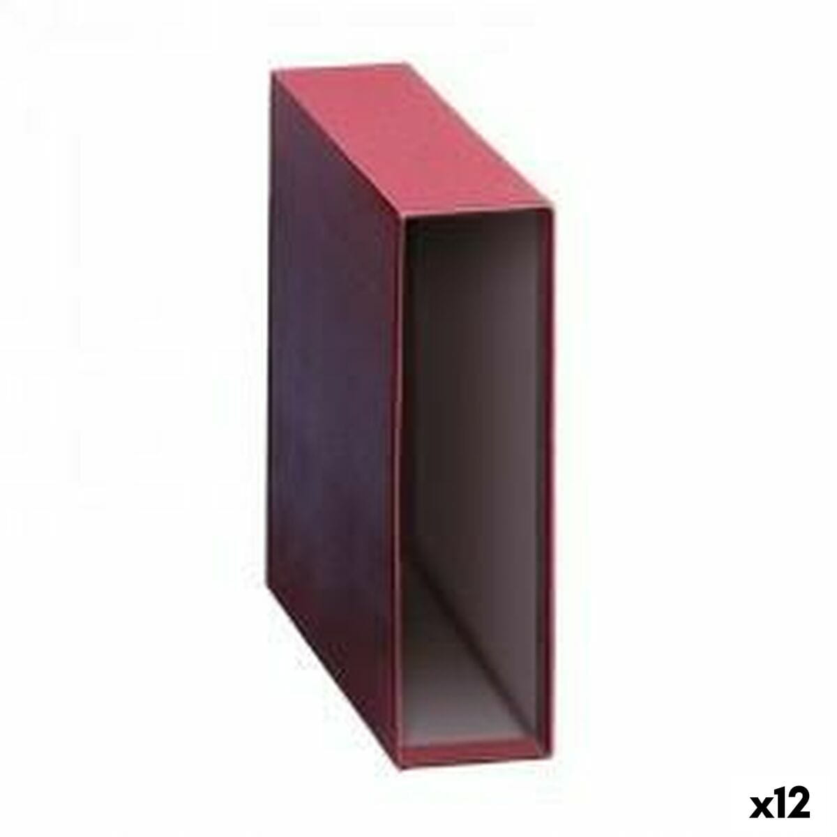 Funda para Archivador DOHE Rojo A4 Cartón (12 Unidades)