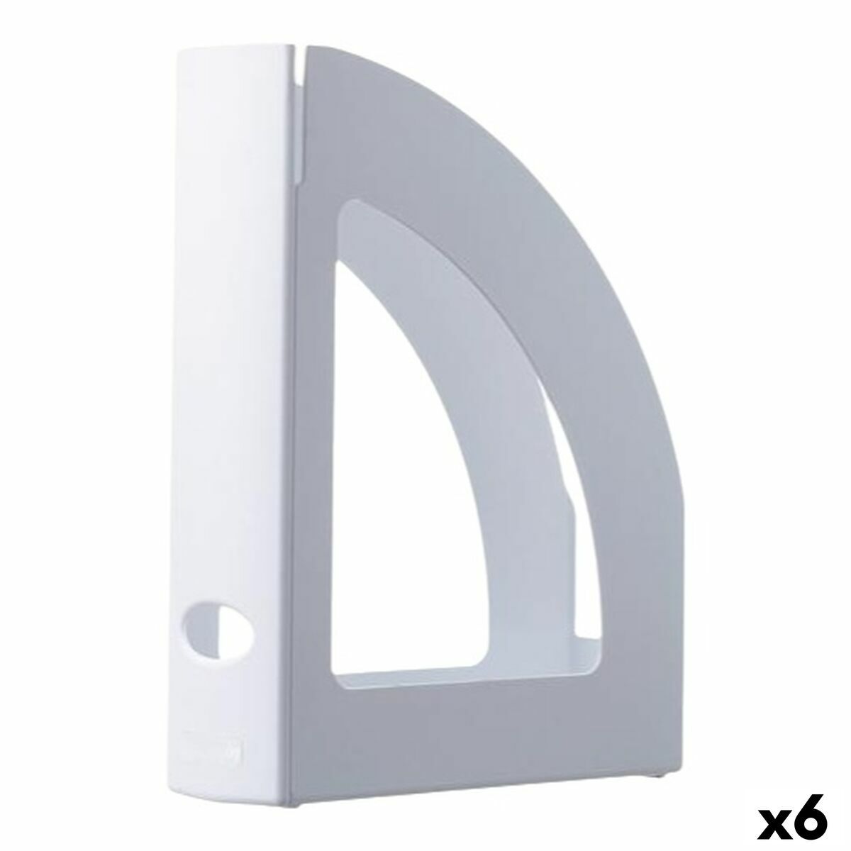 Revistero Archivo 2000 Ecogreen Blanco A4 Folio Poliestireno 25 x 8 x 32 cm (6 Unidades)