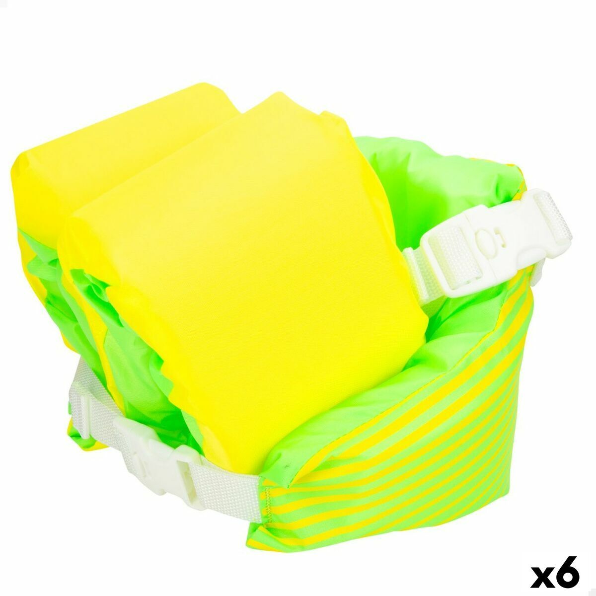 Manguitos AquaSport Amarillo Verde 53 x 20 x 18 cm (6 Unidades)