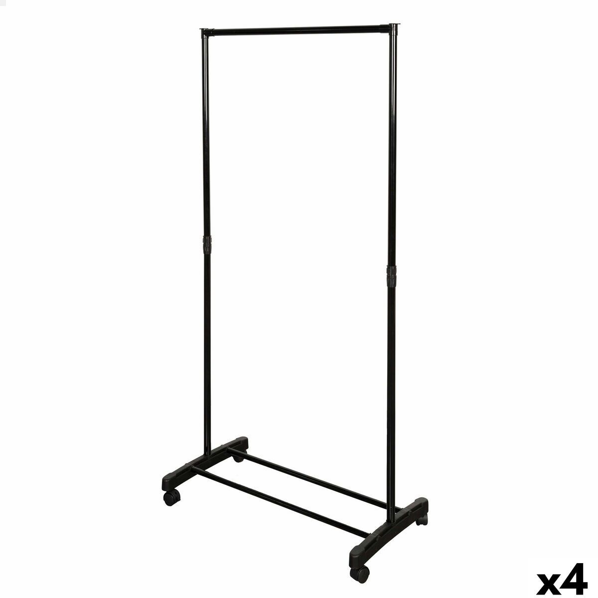 Perchero Max Home Acero Plástico 75 x 157 x 42 cm (4 Unidades)