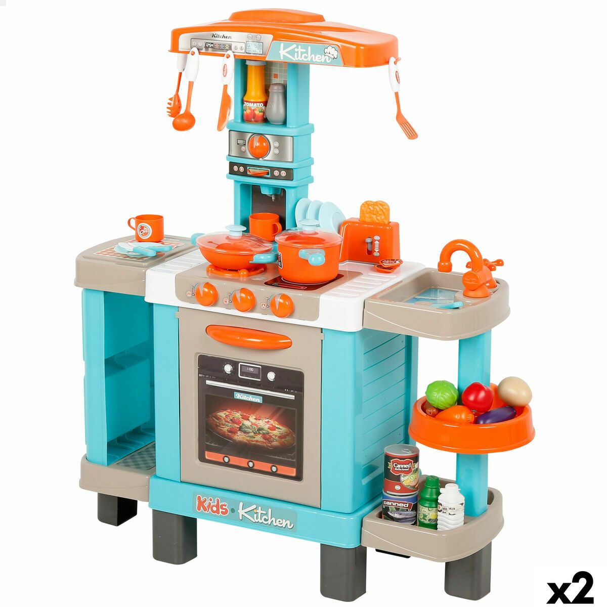 Cocina de Juguete 78 x 87 x 28 cm (2 Unidades)