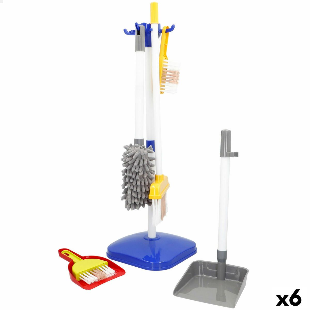 Set de Limpieza 20 x 58 x 20 cm 7 Piezas (6 Unidades)