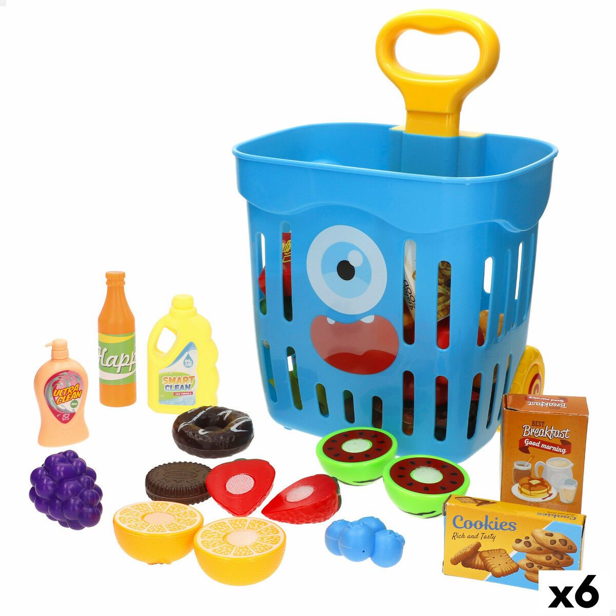 Set de Alimentos de Juguete 22 x 43 x 16 cm 51 Piezas 6 Unidades