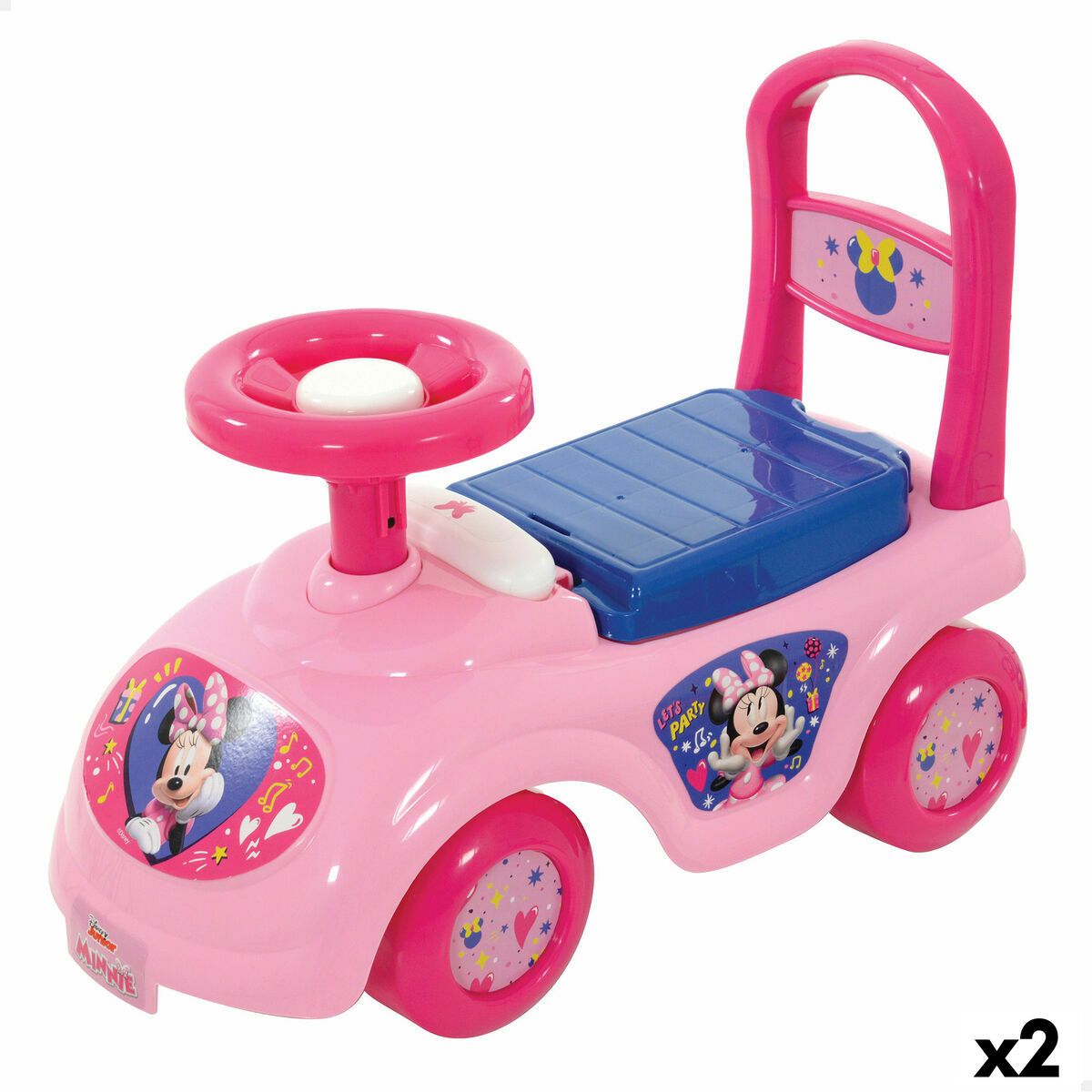 Correpasillos Minnie Mouse 43 x 37 x 21 cm (2 Unidades)