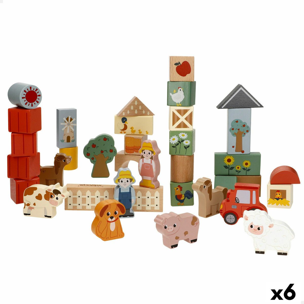 Bloques de Construcción Woomax 36 Piezas