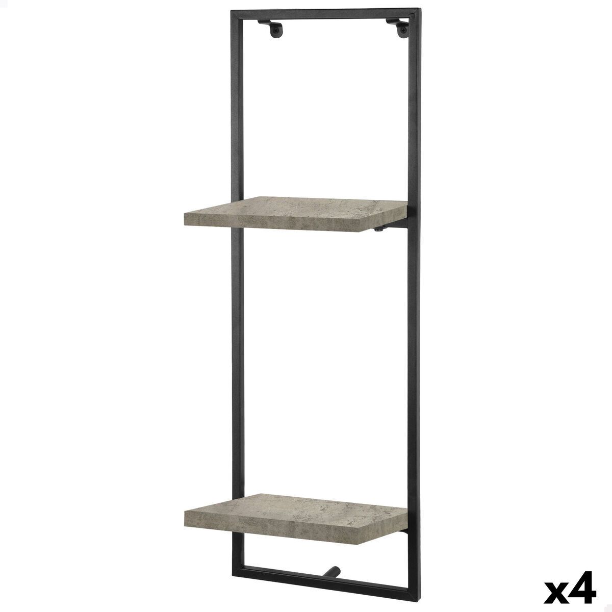 Estantería Max Home Hierro Madera MDF 25 X 75 X 20 CM (4 Unidades)