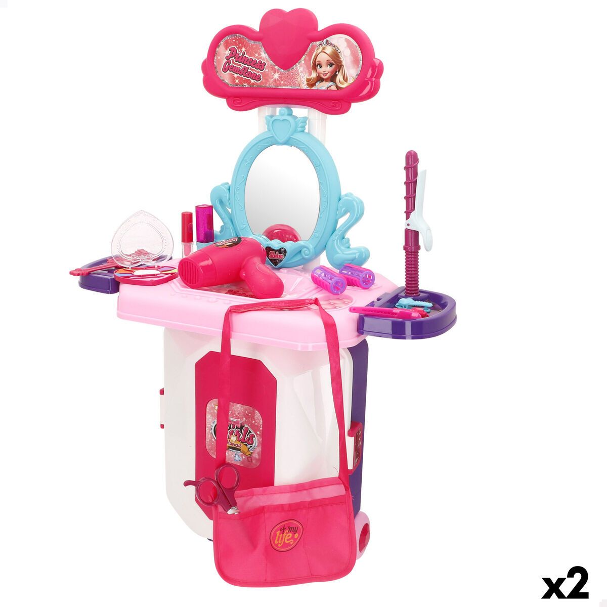 Tocador de juguete Colorbaby 44 X 67 X 23 CM (2 Unidades)