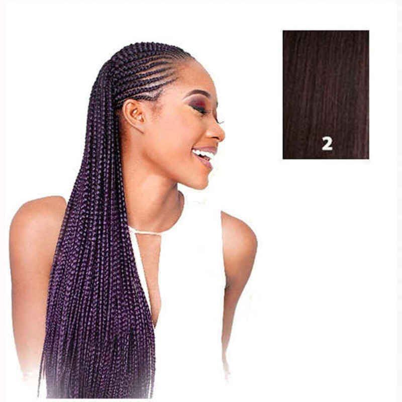 Extensiones para el Pelo X-Pression Castaño Sintético 208,28 cm pelo sintetico Nº 2