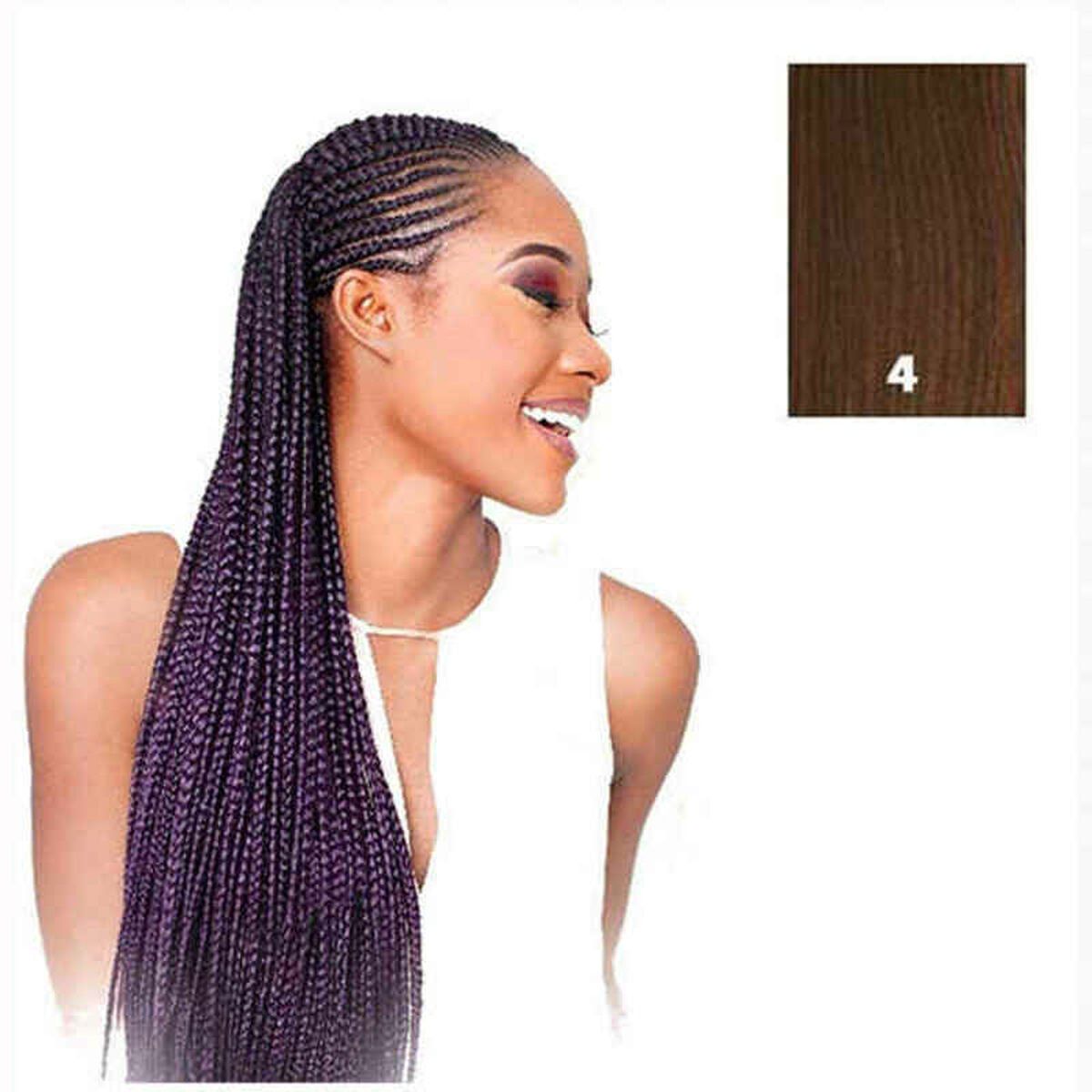 Extensiones para el Pelo X-Pression 208,28 cm pelo sintetico Nº 4
