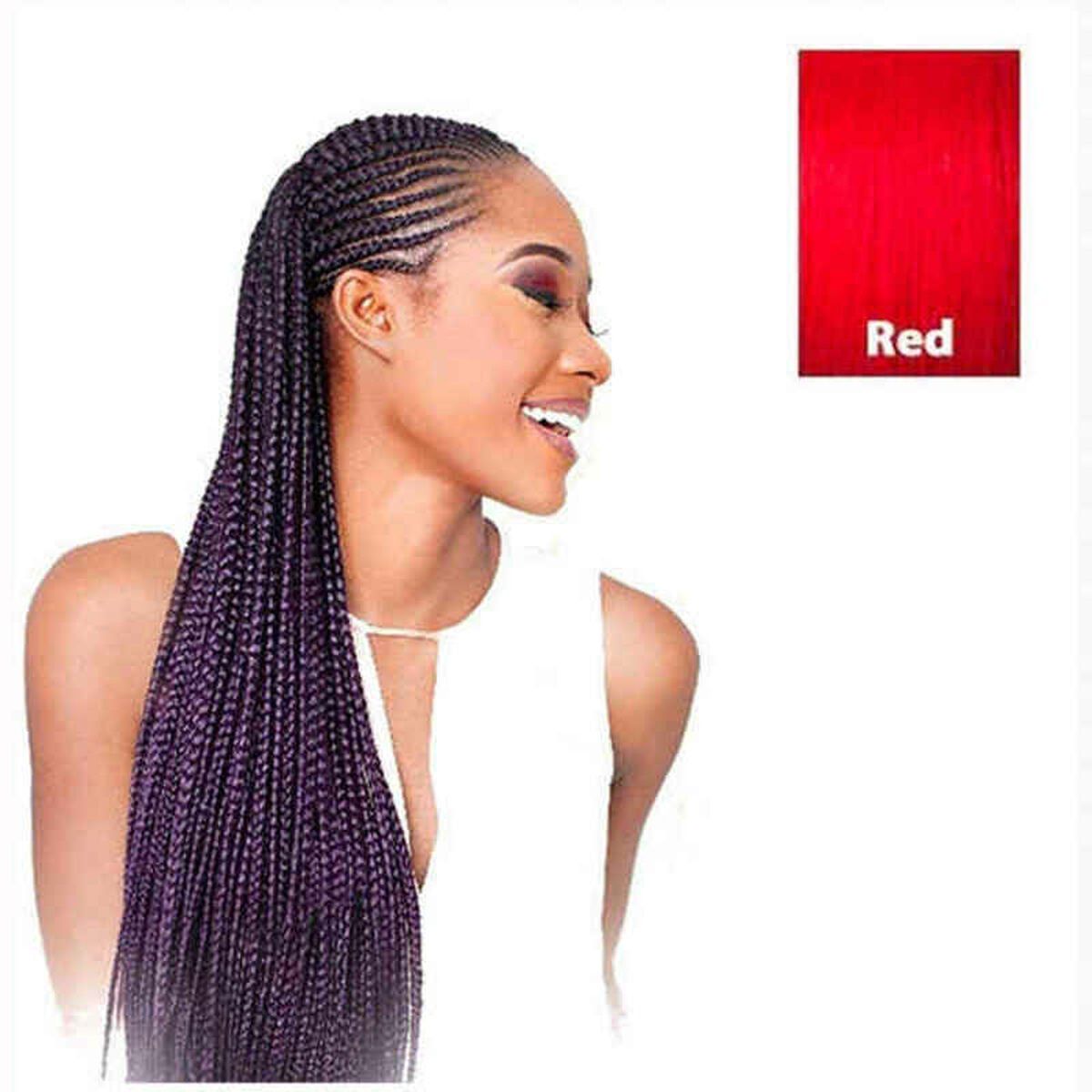 Extensiones para el Pelo X-Pression 208,28 cm Rojo pelo sintetico