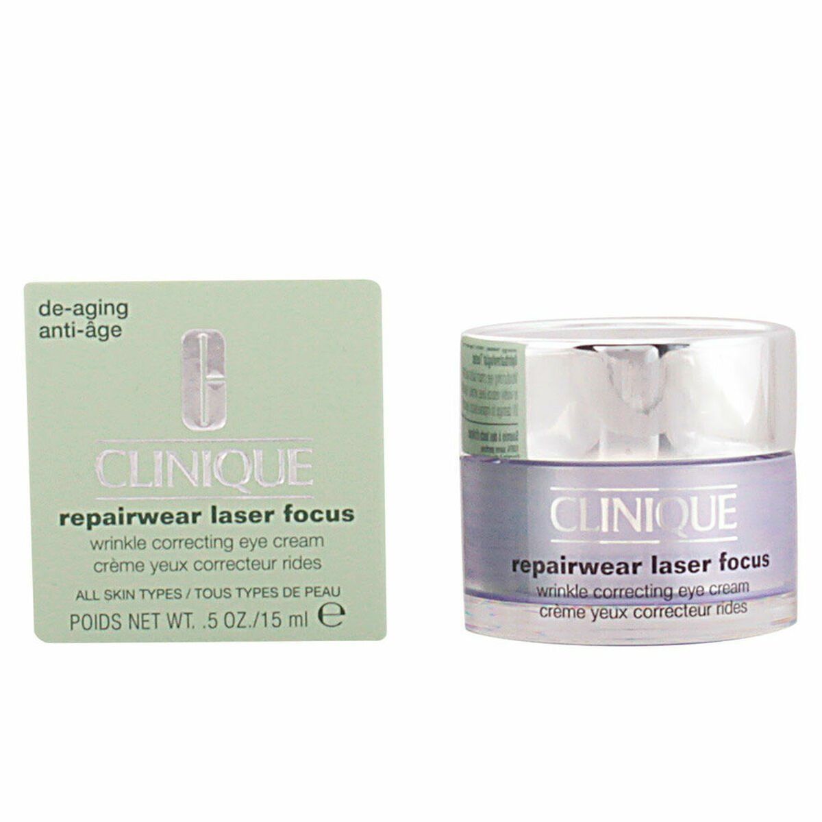 Crema Antiedad para Contorno de Ojos Clinique Repairwear Laser Focus 15 ml