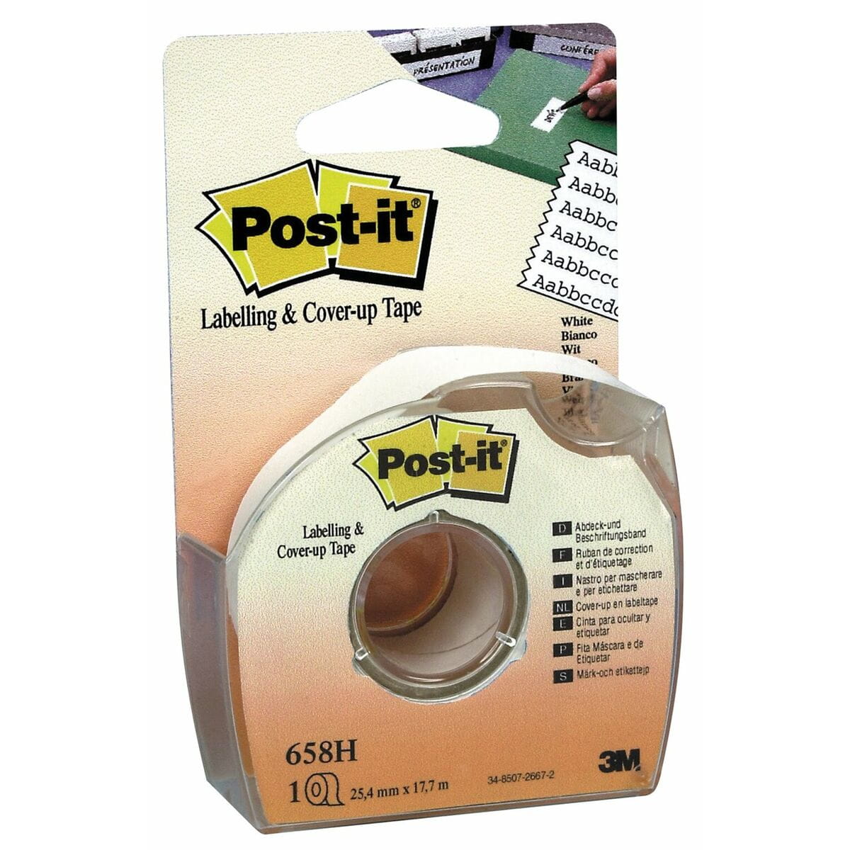 Cinta Adhesiva Post-it 658H Transparente
