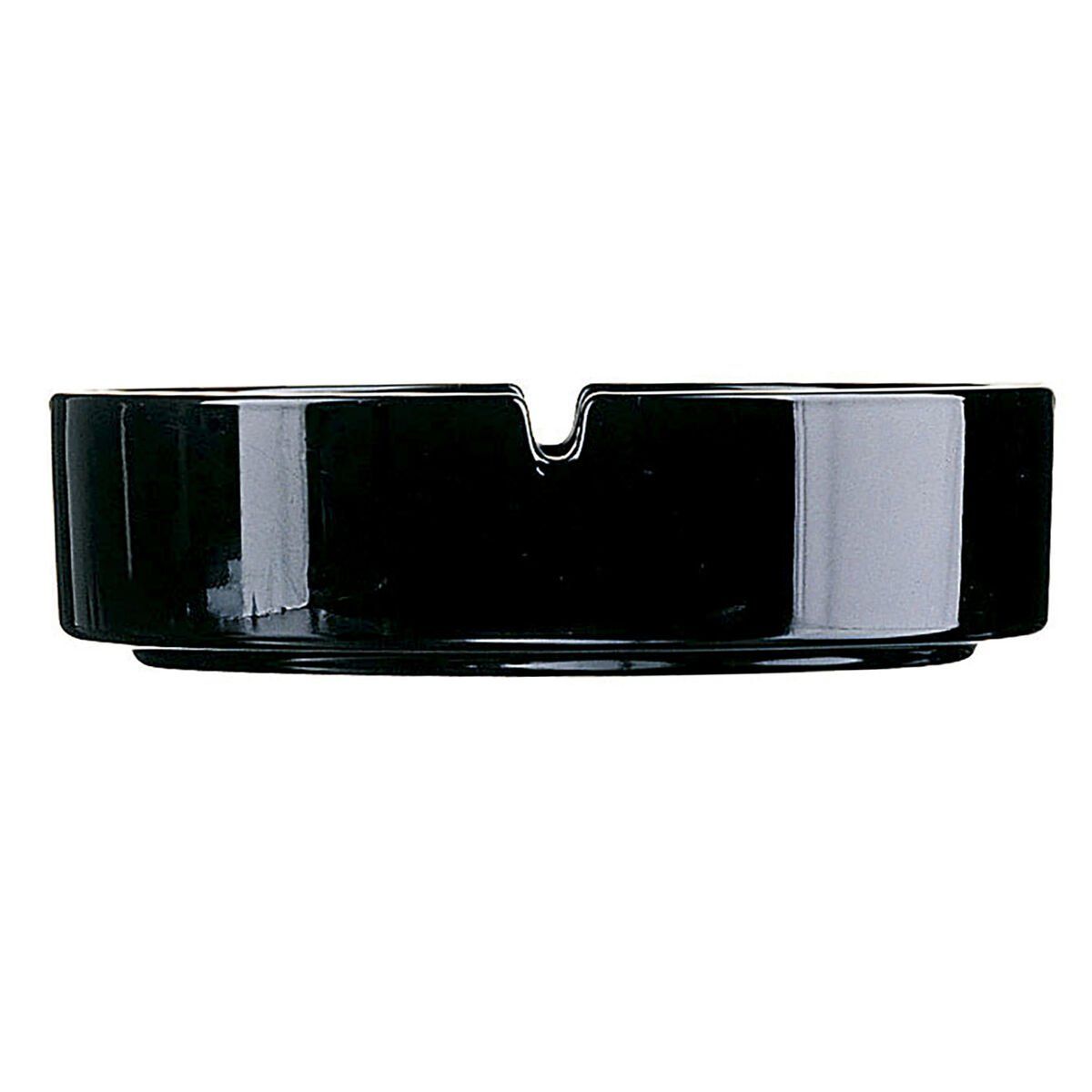 Cenicero Arcoroc 6 Unidades Apilable Set Negro Vidrio 10,7 cm